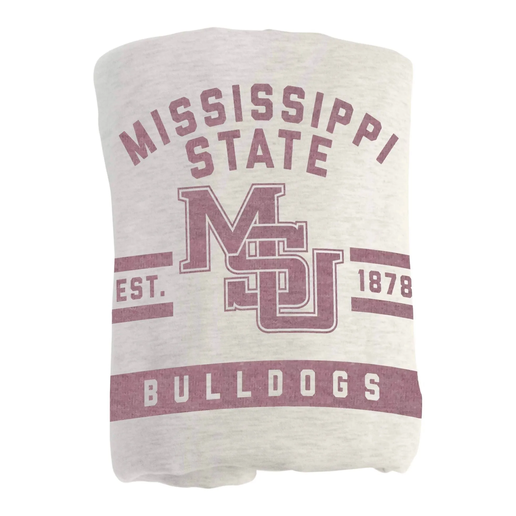 90's MSU Bulldogs Sublimated Sweatshirt Blanket
