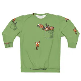 Adorable Pocket Red Panda Bears Sweatshirt for Kids