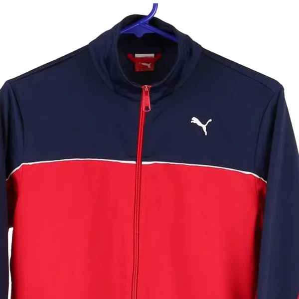 Age 10 Puma Track Jacket - XL Block Colour Polyester