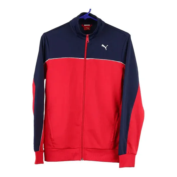 Age 10 Puma Track Jacket - XL Block Colour Polyester