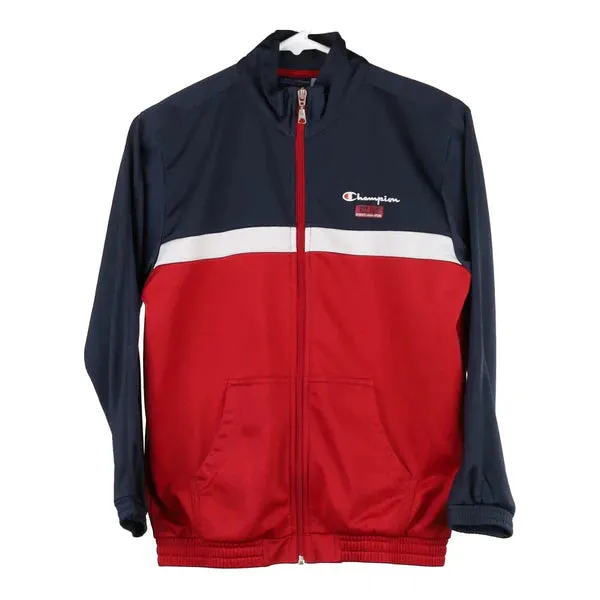 Age 11-12 Champion Track Jacket - Large Block Colour Polyester