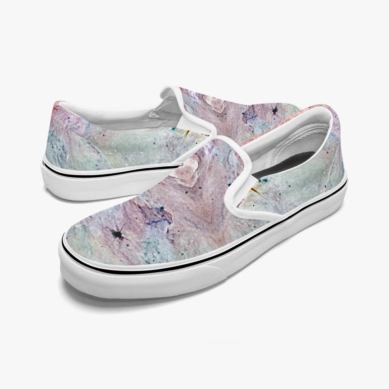 Aphrodite Split-Style Psychedelic Slip-On Shoes