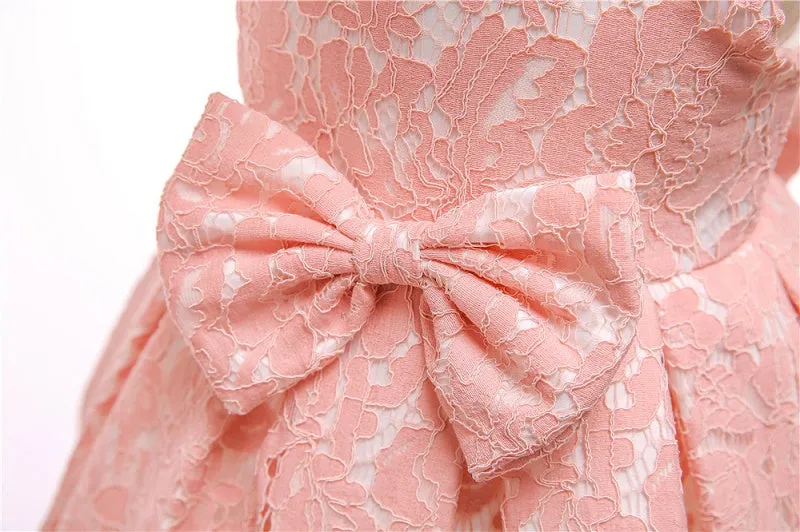 Baby Lace Dress & Bonnet, Size 6M-24M