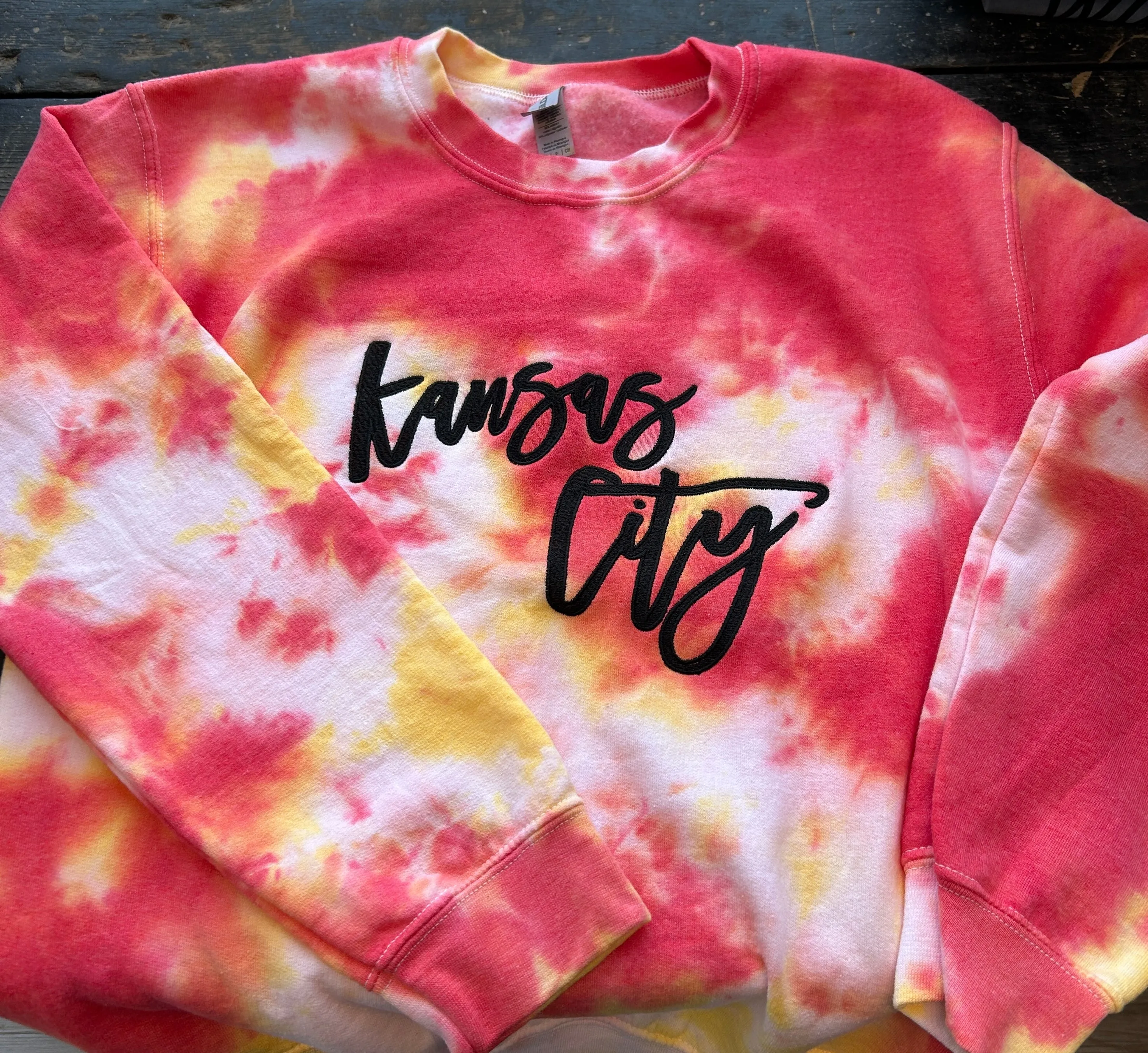 Chiefs Tye Dye Sweatshirt