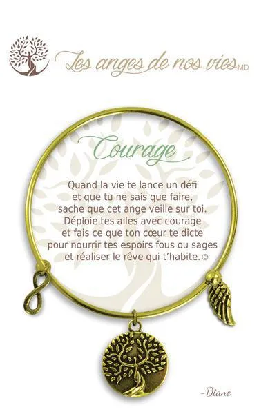 Courage Earth Angel Bracelet