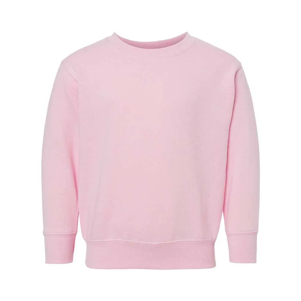Custom Embroidered Single Initial Toddler Crewneck Sweatshirt