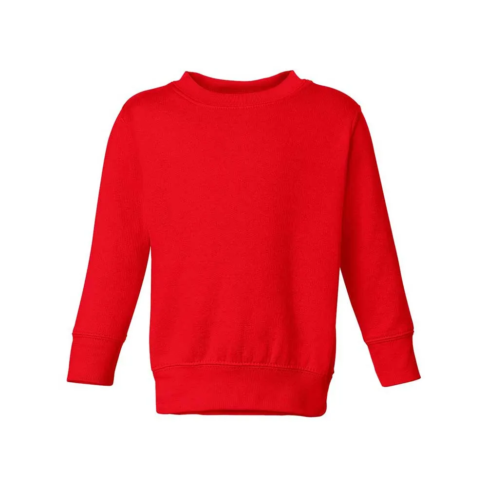 Custom Embroidered Single Initial Toddler Crewneck Sweatshirt
