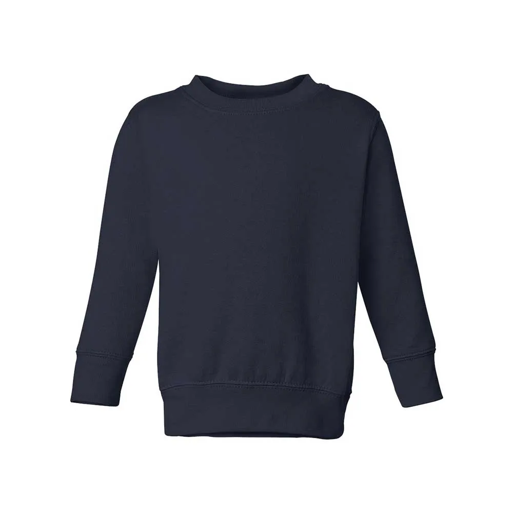 Custom Embroidered Single Initial Toddler Crewneck Sweatshirt