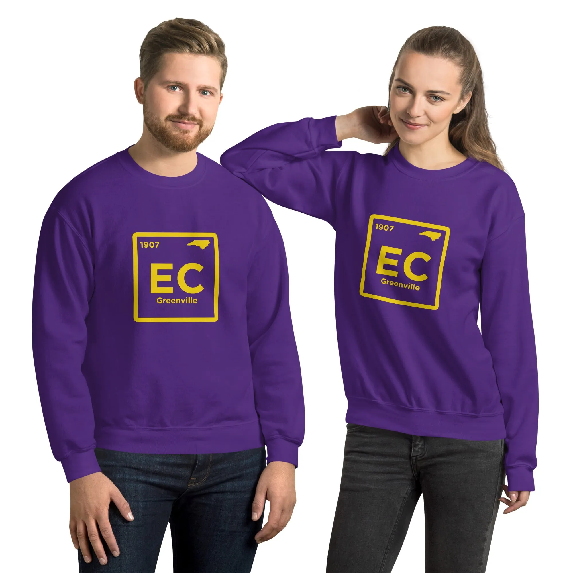 East Carolina Greenville Periodic Symbol Unisex Sweatshirt