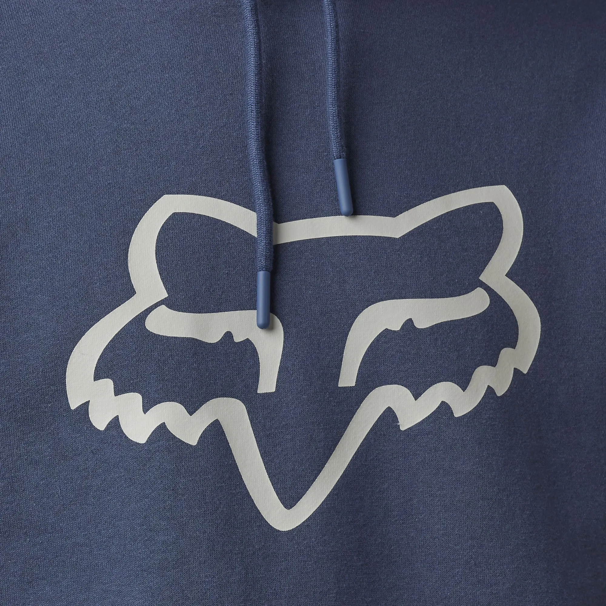 Fox Racing  Mens Deep Cobalt Legacy Fox Head Pullover Hoodie Midweight Comfort