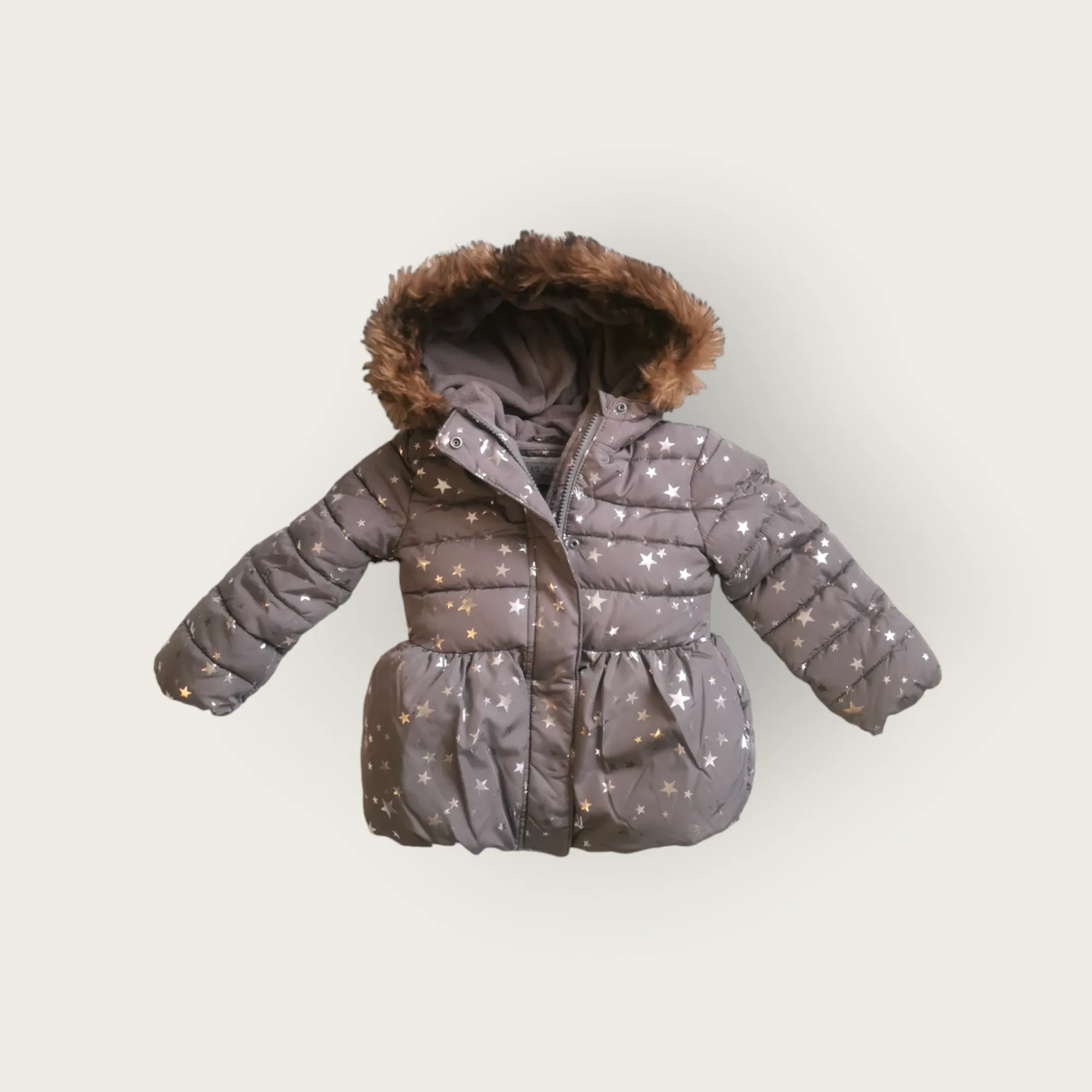 GIRL SIZE 3 YEARS - CHILDREN'S PLACE, Winter Jacket, Babydoll Puffer Style EUC B28