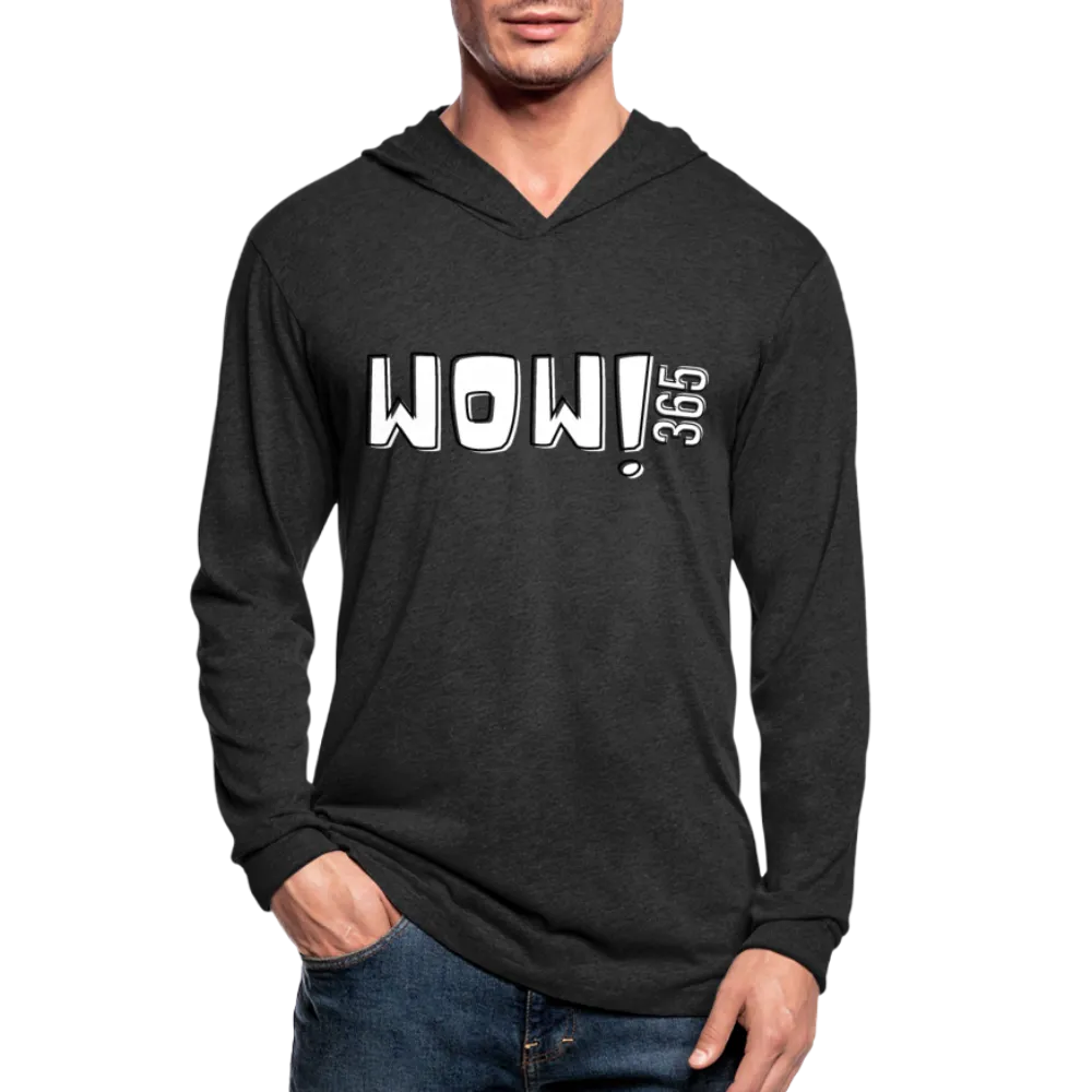 Graphic Hoodie, Black & White WoW 365 Tri-Blend Hooded Tee
