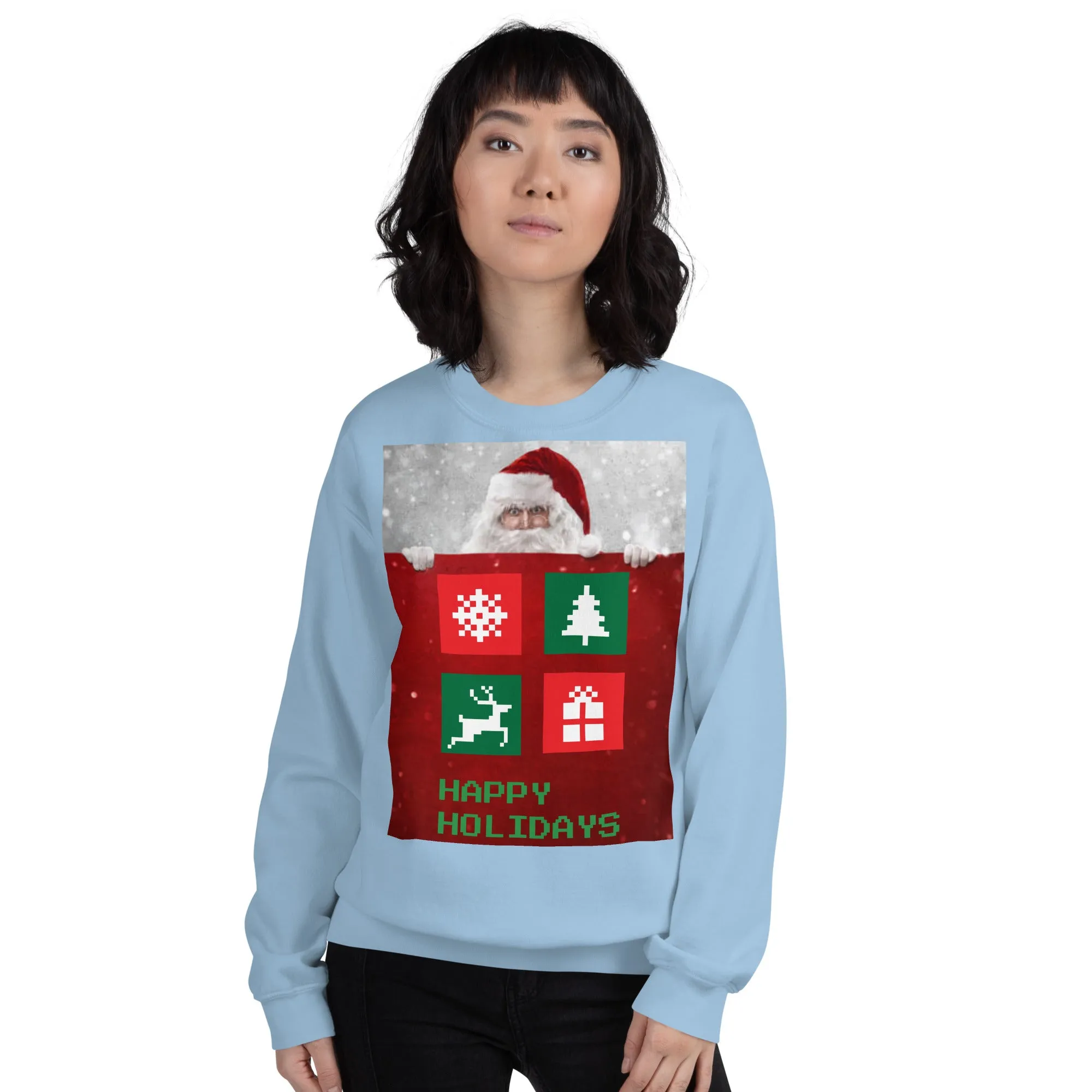 Happy Holidays Sweatshirt (Glamourange Christmas Sweatshirt Womens)