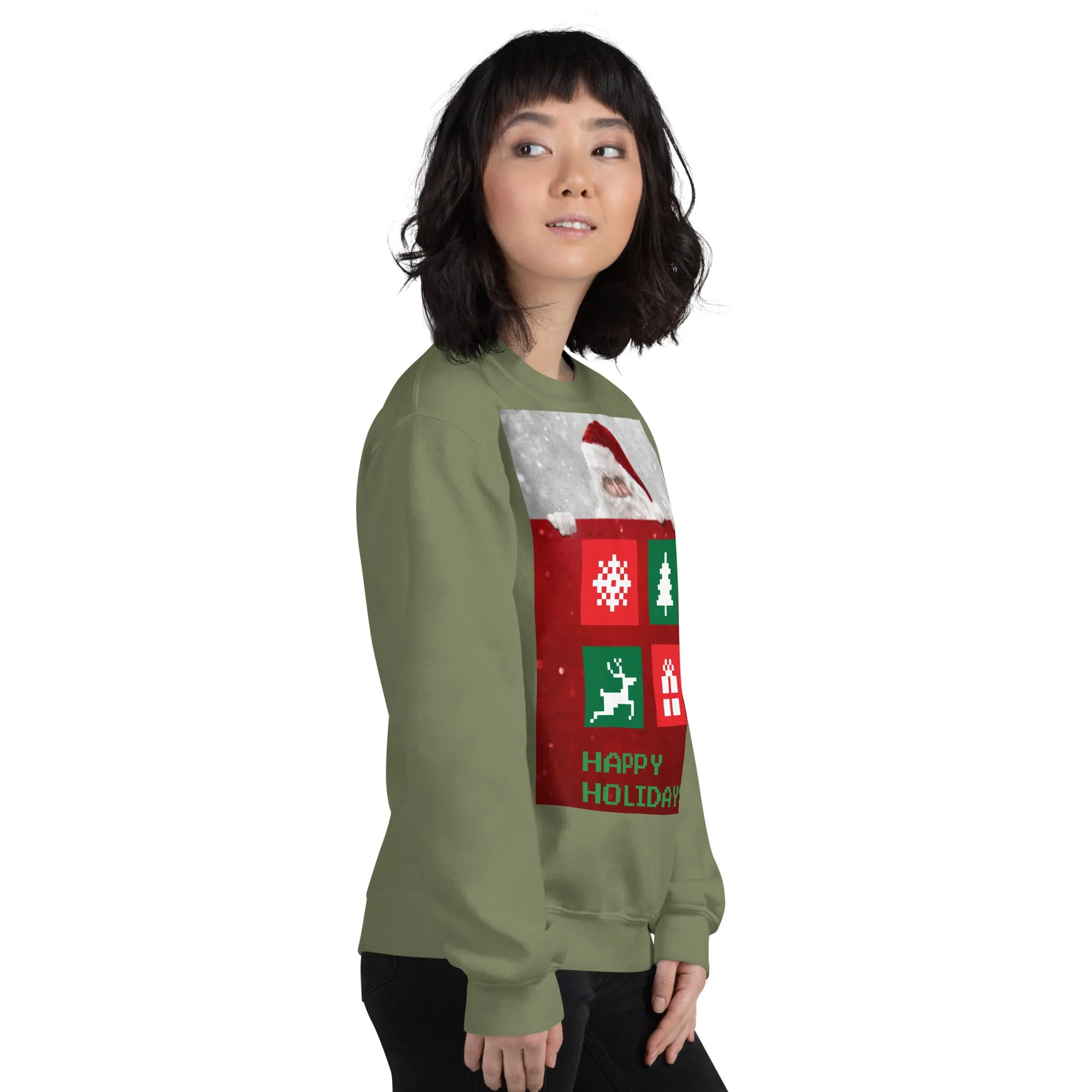 Happy Holidays Sweatshirt (Glamourange Christmas Sweatshirt Womens)