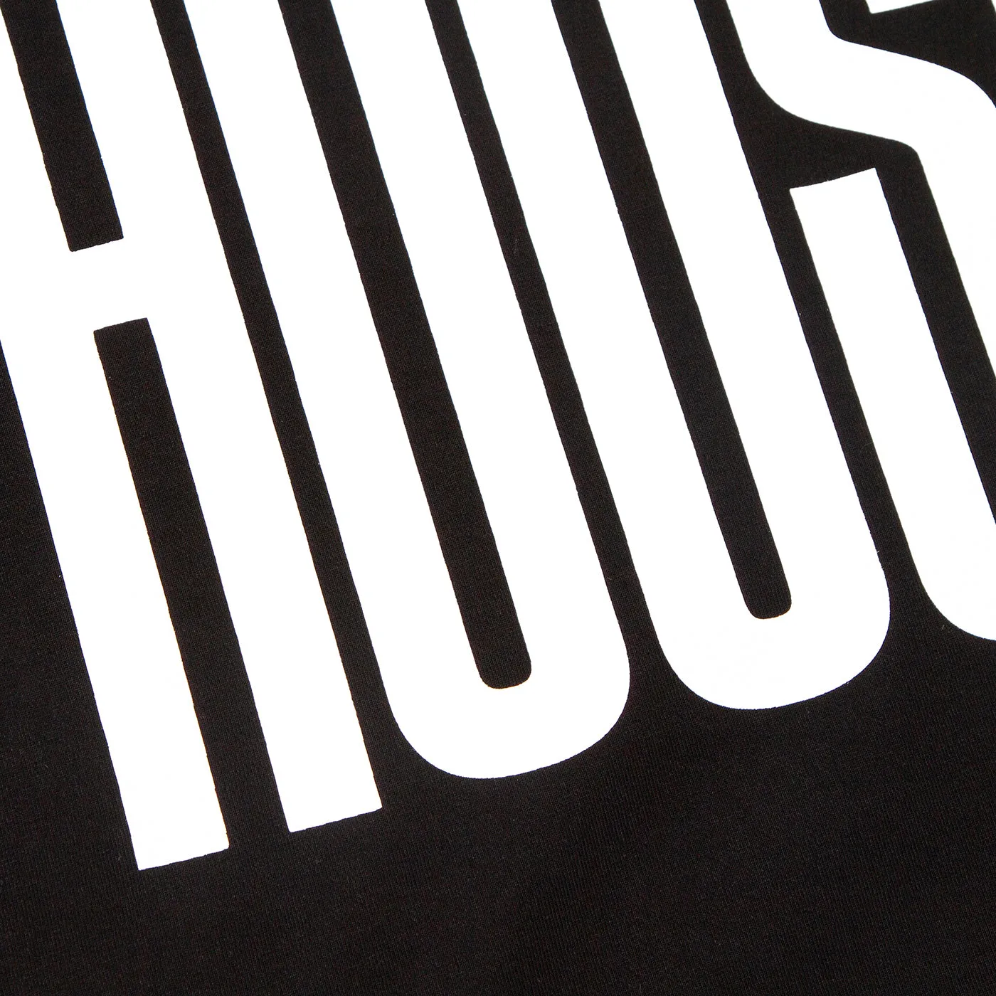 Higher House Back Print - Hood - Black