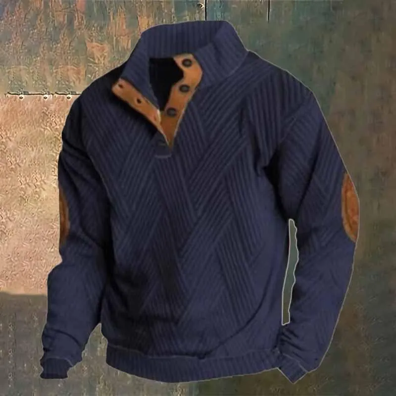 Men's Fashion 3d Printed Loose Buckle Sweatshirt 25990637YY