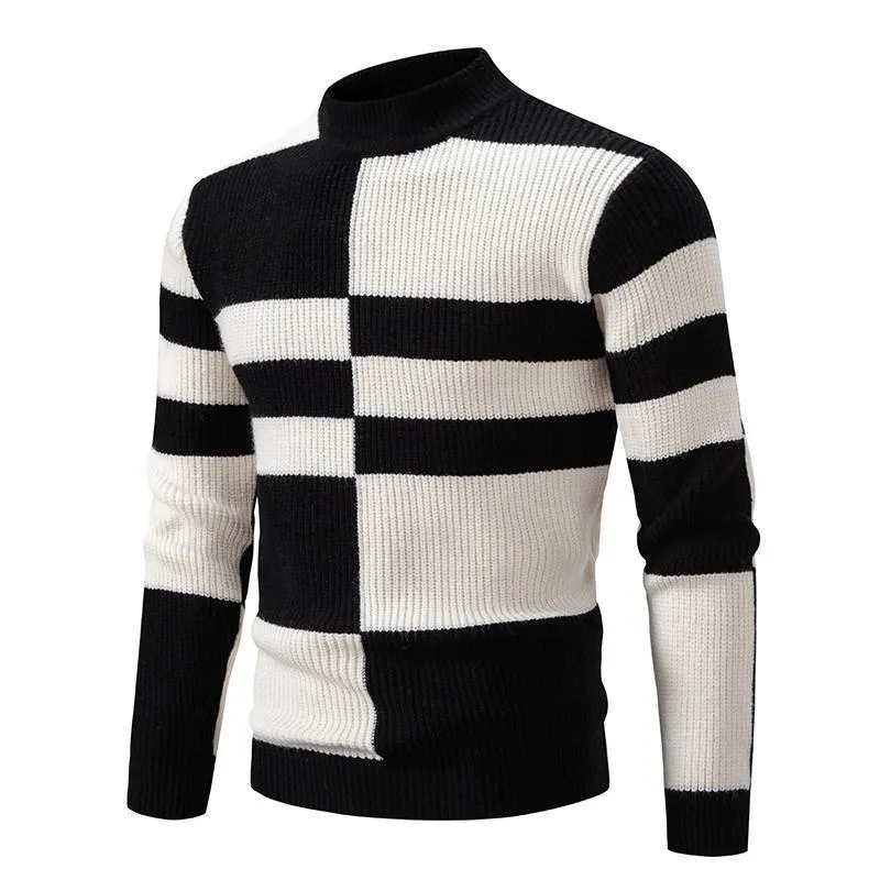 Men's Half-high Collar Slim-fit Jumper Knitwear