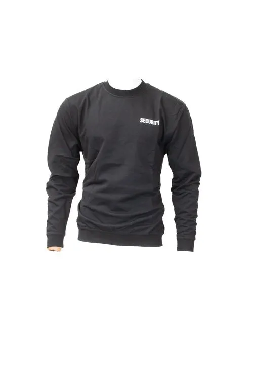 Mil-Tec Black SECURITY Sweatshirt