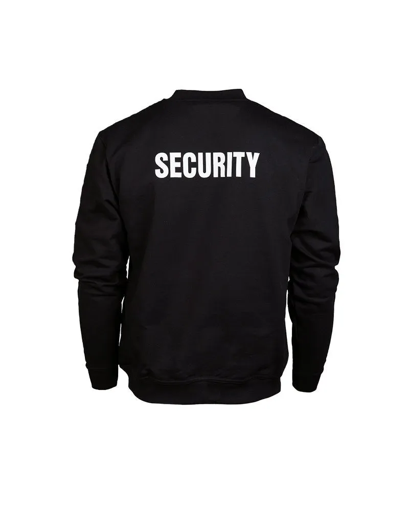 Mil-Tec Black SECURITY Sweatshirt