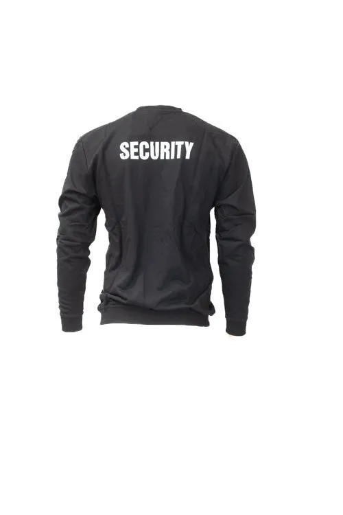 Mil-Tec Black SECURITY Sweatshirt