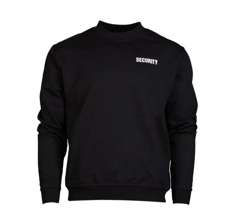 Mil-Tec Black SECURITY Sweatshirt