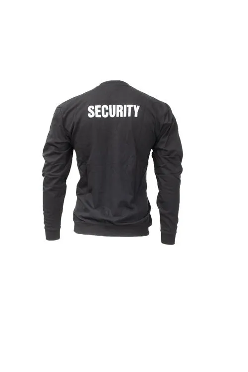 Mil-Tec Black SECURITY Sweatshirt