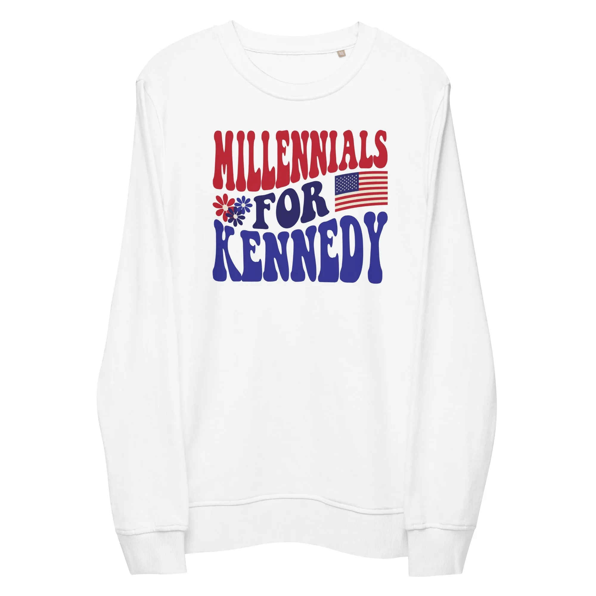Millennials for Kennedy Unisex Organic Sweatshirt