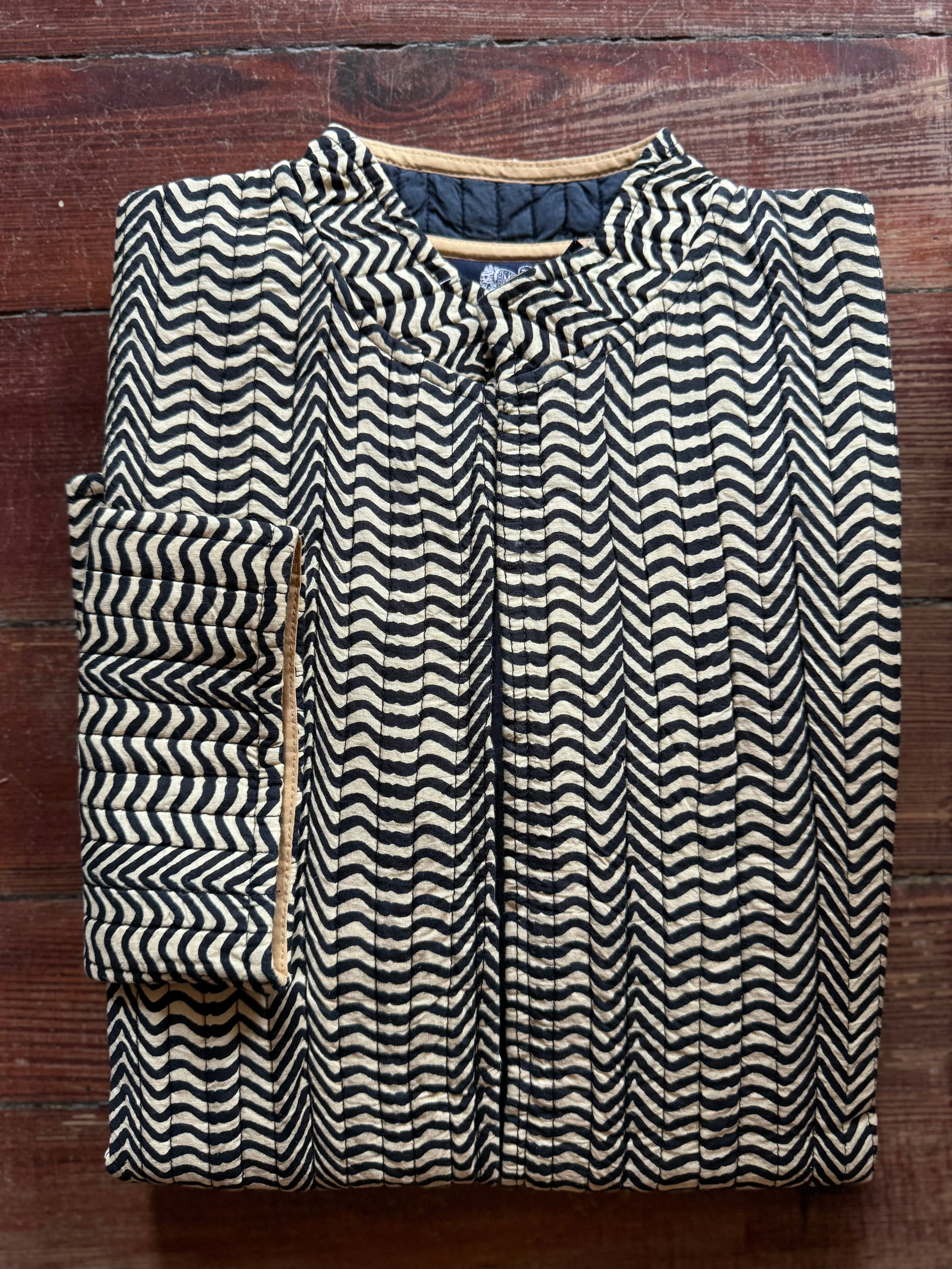 Quilted Jacket Blue Wave