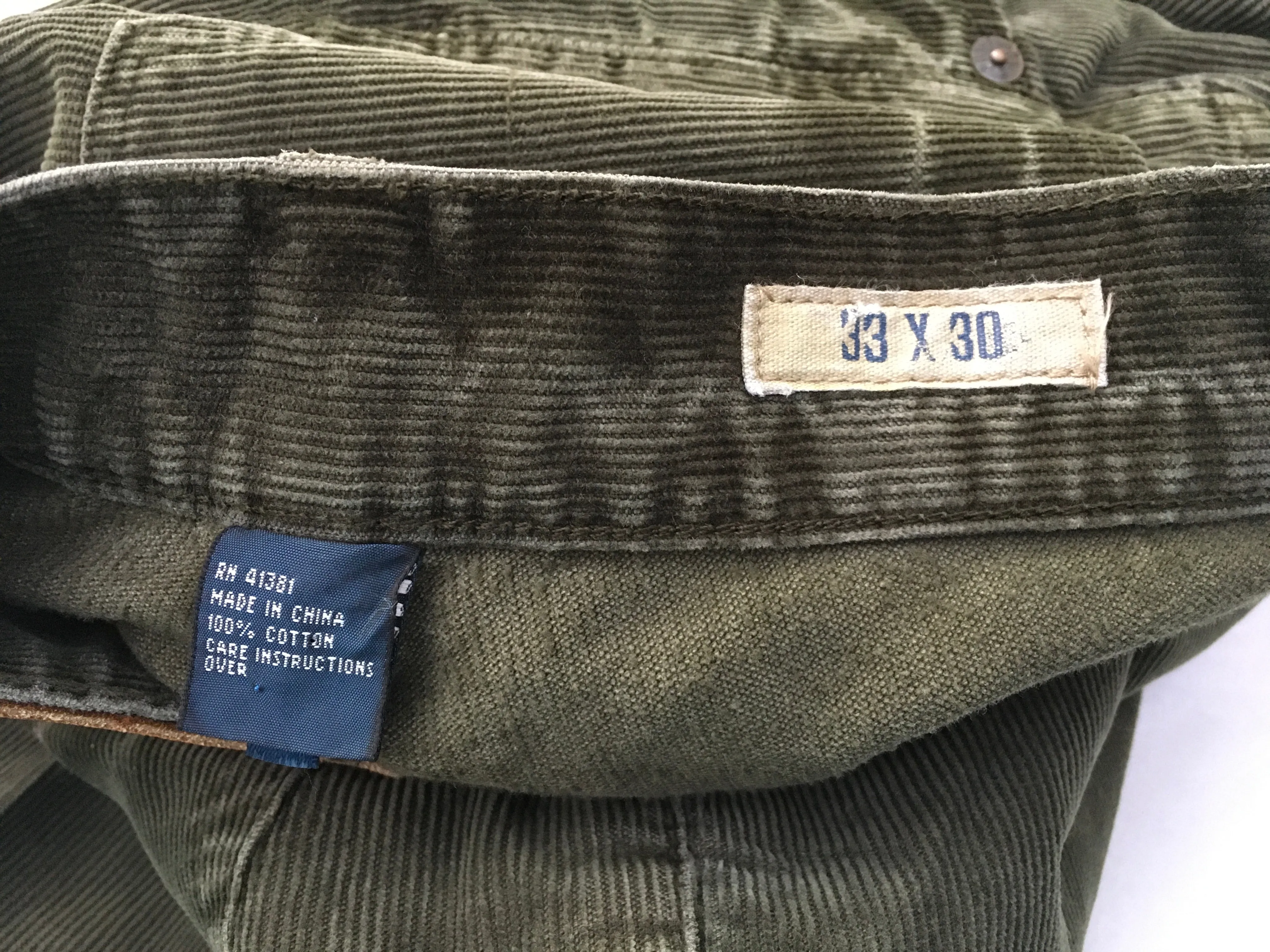 Ralph Lauren Polo CORDUROY TROUSERS - Trousers Pants Size 33 x 30 men