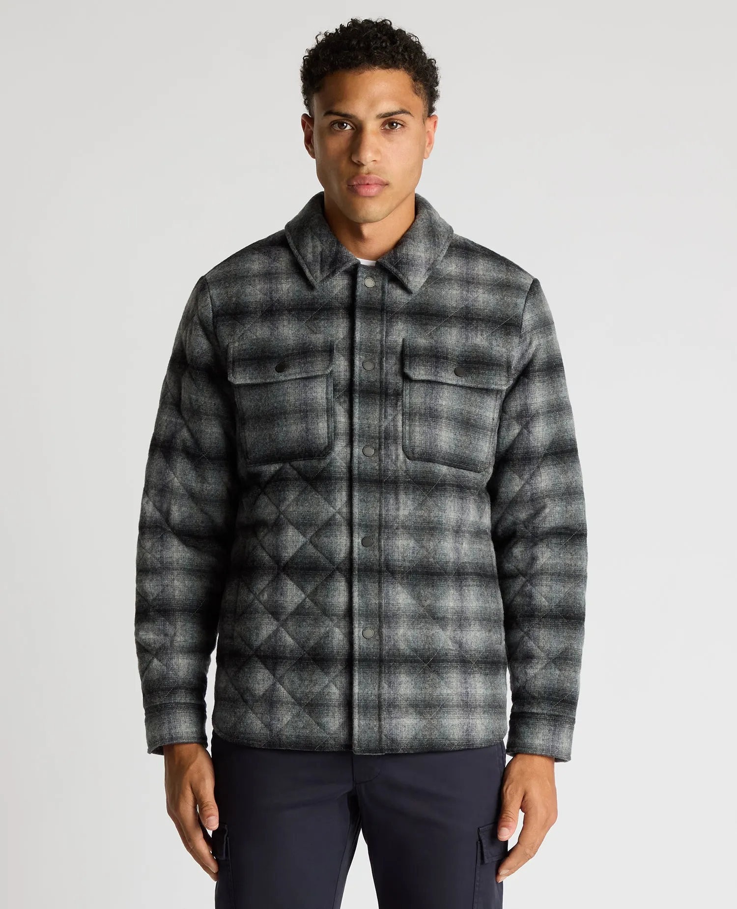 Remus Uomo 80709 78 Navy Griffin Quilted Jacket