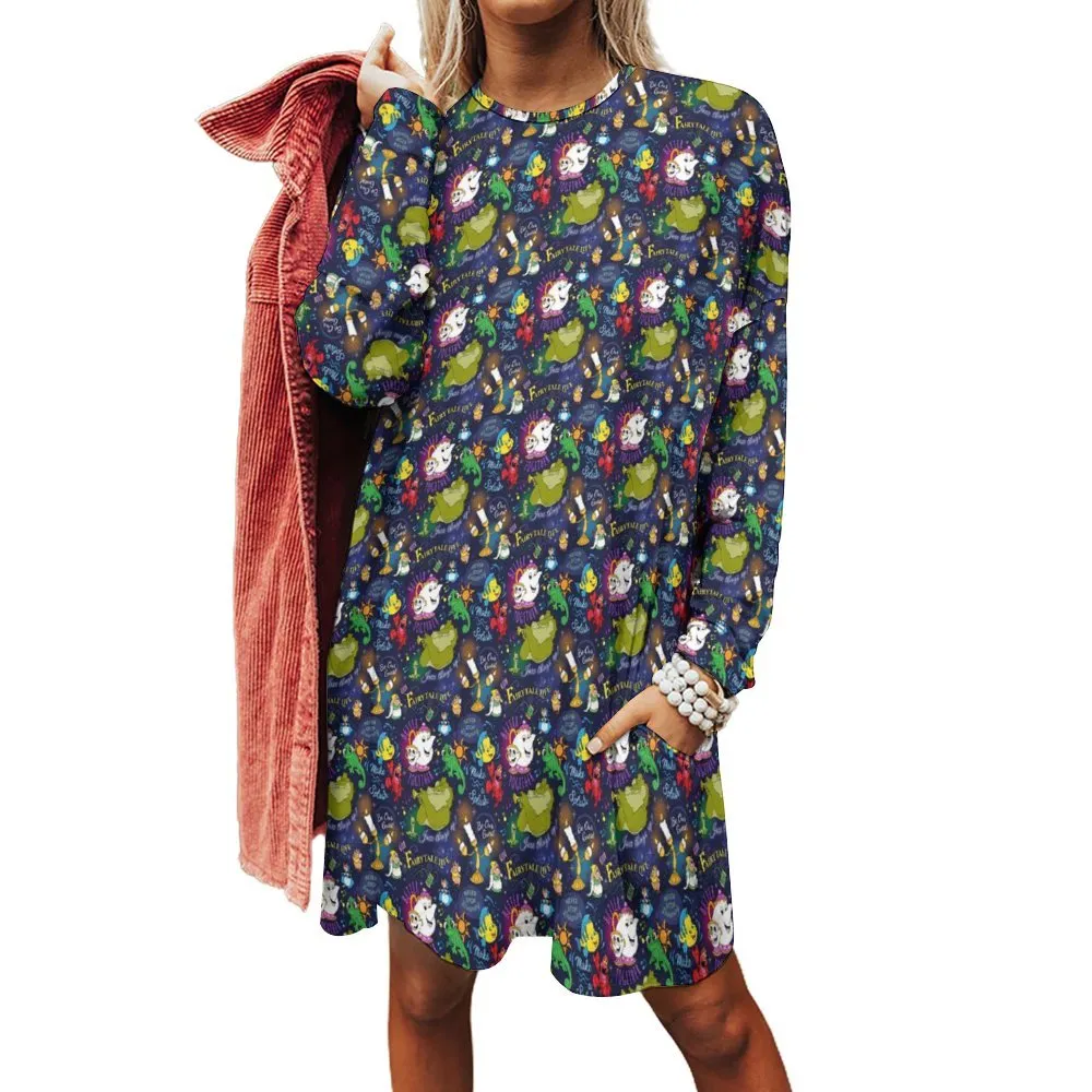 Sidekicks Women's Long Fit Sweatshirt With Pockets