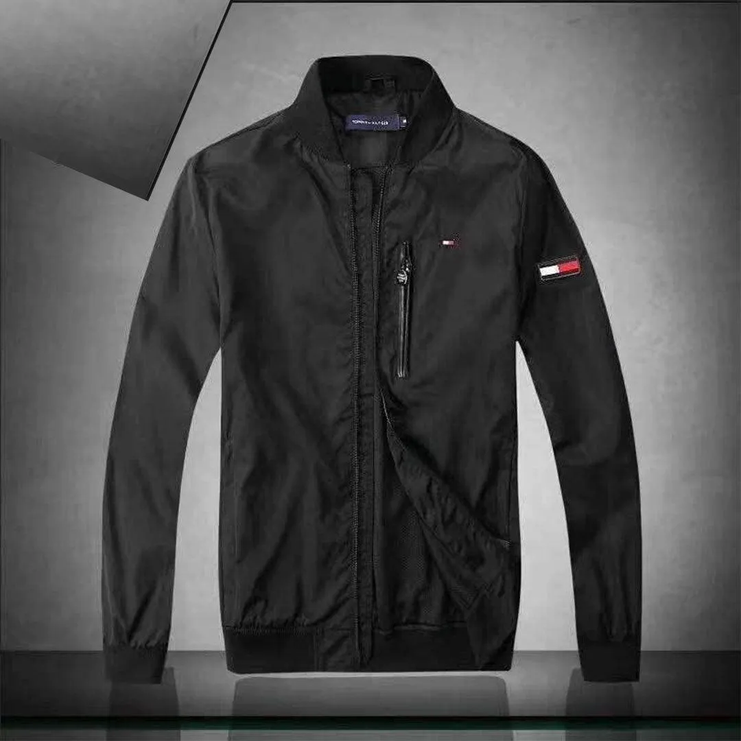 Tommy Hilfiger 1978 Plain Tracksuit Jacket -Black