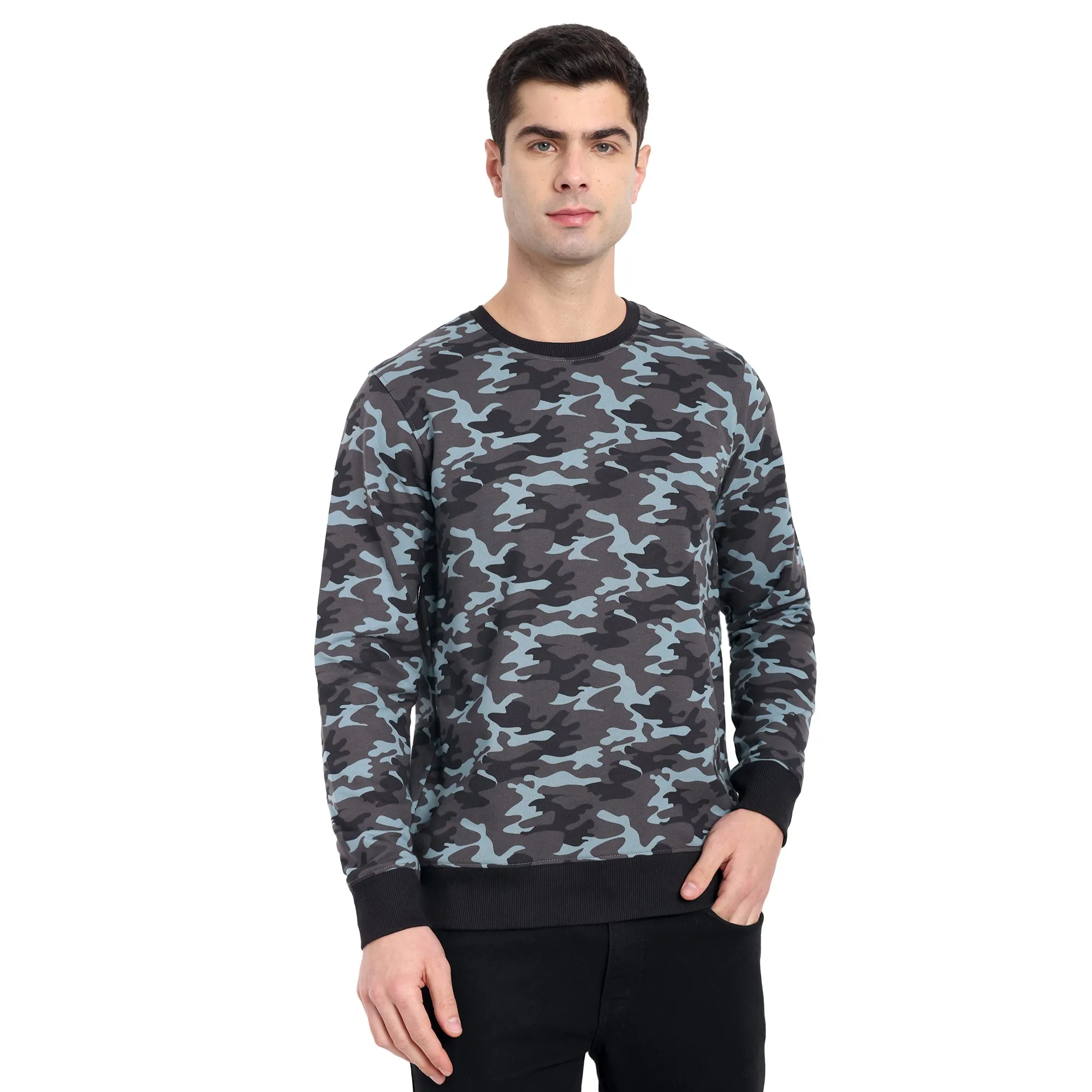 Unisex Cement Camouflage Oversized Sweatshirt