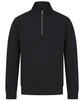 Unisex sustainable -zip sweatshirt | Black