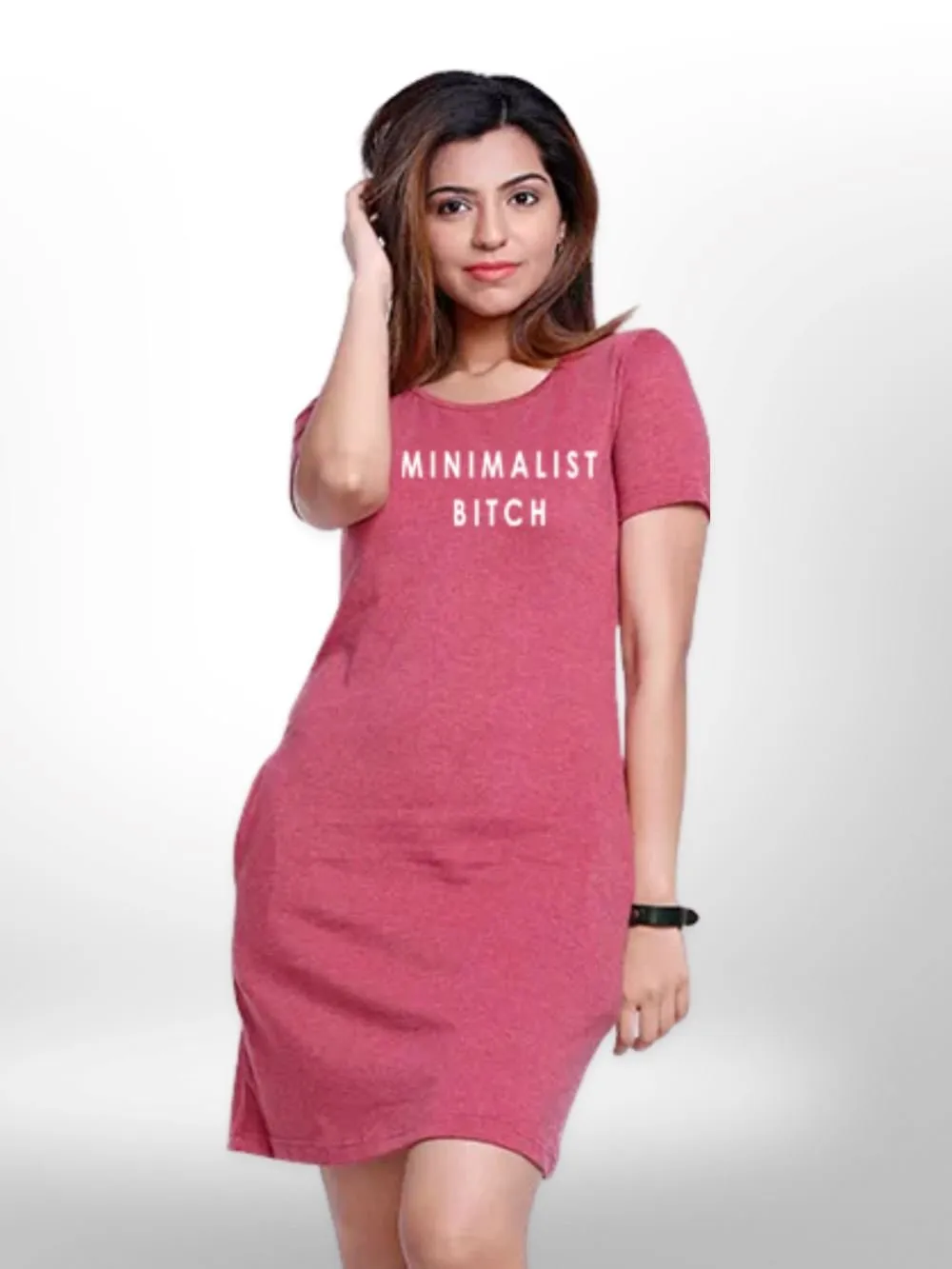 You Think Minimalist Bitch Printed Long T-Shirt For Women's